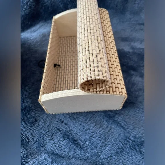 Miniature storage trunks Boho woven boxes or baskets All NEW - Picture 3 of 6